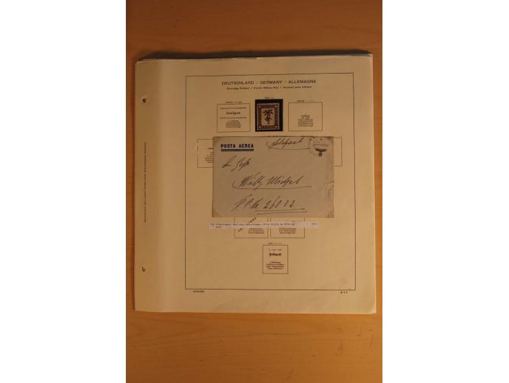1939/45, meist ungebrauchte und gestempelte Sammlung auf Albenblättern, dabei einige bessere Werte, zum Teil signiert bzw. mi