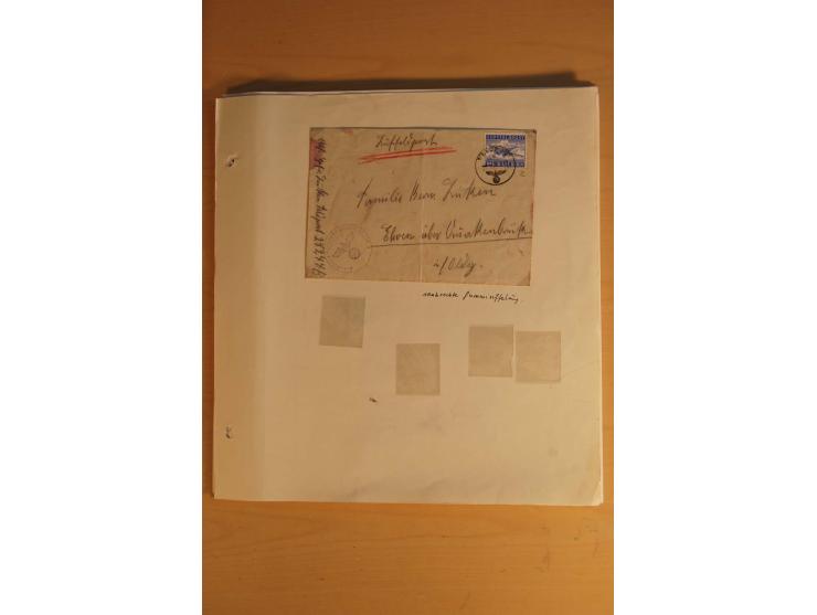 1939/45, meist ungebrauchte und gestempelte Sammlung auf Albenblättern, dabei einige bessere Werte, zum Teil signiert bzw. mi