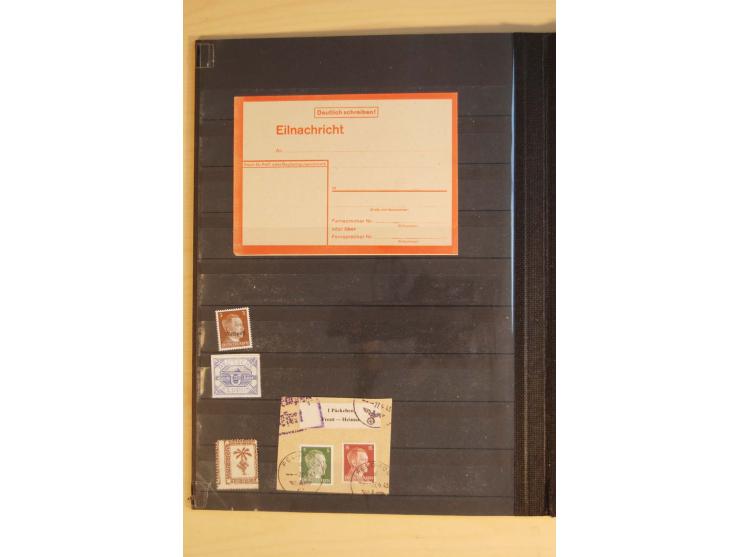  1942/45, ungebrauchte Sammlung mit einigen Briefen dabei Mi.-Nr. 5 und 13 ungebraucht ohne Gummi, Mi.-Nr. 9 ungebraucht, Mi.