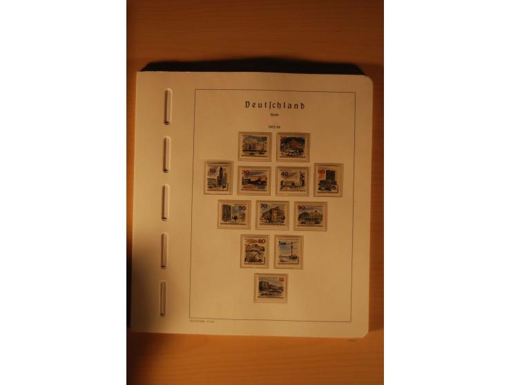 1946/91, ungebrauchte/postfrische und gestempelte Sammlung, dabei Bund und Berlin vielfach mit den frühen Ausgaben, dazu bess