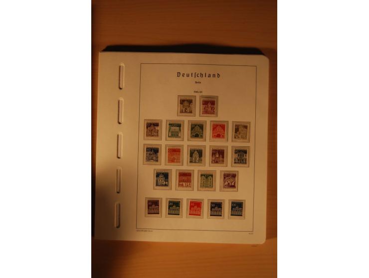1946/91, ungebrauchte/postfrische und gestempelte Sammlung, dabei Bund und Berlin vielfach mit den frühen Ausgaben, dazu bess