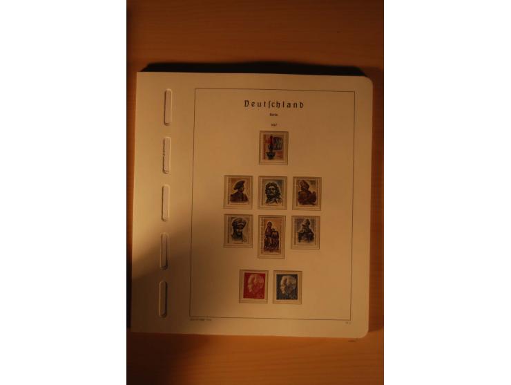 1946/91, ungebrauchte/postfrische und gestempelte Sammlung, dabei Bund und Berlin vielfach mit den frühen Ausgaben, dazu bess