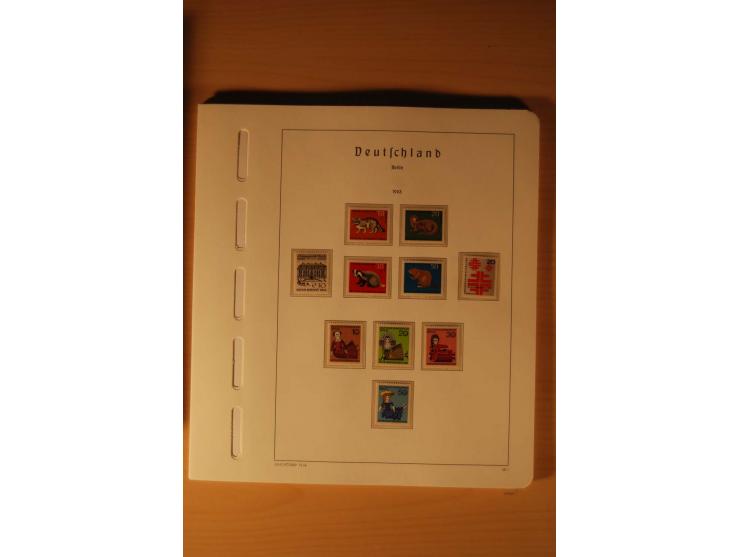1946/91, ungebrauchte/postfrische und gestempelte Sammlung, dabei Bund und Berlin vielfach mit den frühen Ausgaben, dazu bess