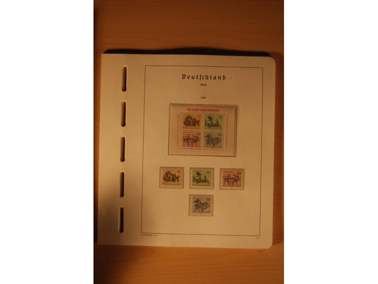 1946/91, ungebrauchte/postfrische und gestempelte Sammlung, dabei Bund und Berlin vielfach mit den frühen Ausgaben, dazu bess