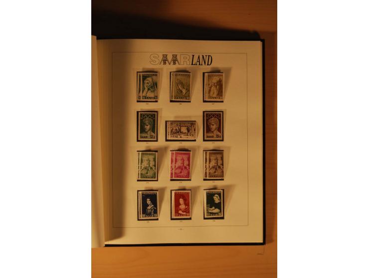 1946/91, ungebrauchte/postfrische und gestempelte Sammlung, dabei Bund und Berlin vielfach mit den frühen Ausgaben, dazu bess