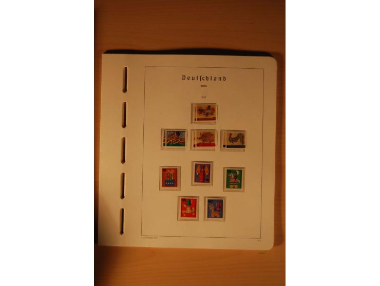 1946/91, ungebrauchte/postfrische und gestempelte Sammlung, dabei Bund und Berlin vielfach mit den frühen Ausgaben, dazu bess