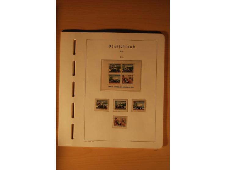 1946/91, ungebrauchte/postfrische und gestempelte Sammlung, dabei Bund und Berlin vielfach mit den frühen Ausgaben, dazu bess