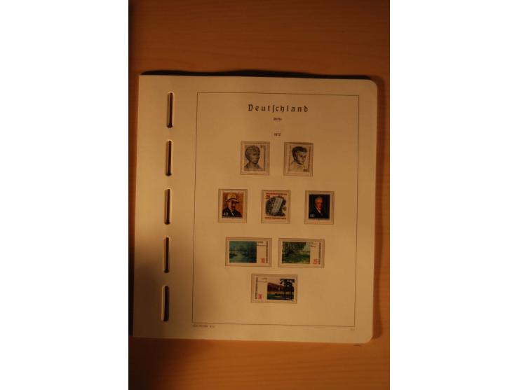 1946/91, ungebrauchte/postfrische und gestempelte Sammlung, dabei Bund und Berlin vielfach mit den frühen Ausgaben, dazu bess