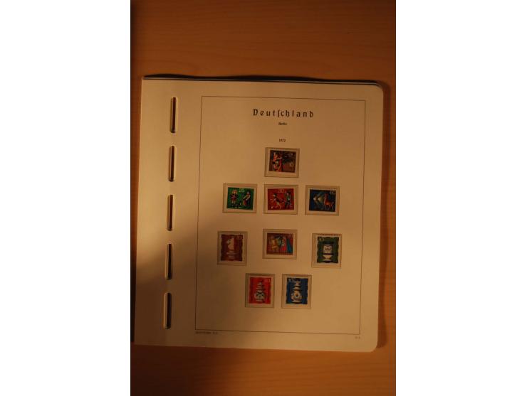 1946/91, ungebrauchte/postfrische und gestempelte Sammlung, dabei Bund und Berlin vielfach mit den frühen Ausgaben, dazu bess