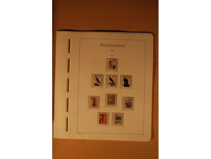 1946/91, ungebrauchte/postfrische und gestempelte Sammlung, dabei Bund und Berlin vielfach mit den frühen Ausgaben, dazu bess