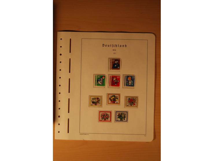 1946/91, ungebrauchte/postfrische und gestempelte Sammlung, dabei Bund und Berlin vielfach mit den frühen Ausgaben, dazu bess