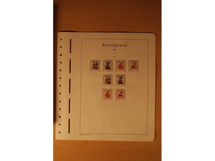 1946/91, ungebrauchte/postfrische und gestempelte Sammlung, dabei Bund und Berlin vielfach mit den frühen Ausgaben, dazu bess