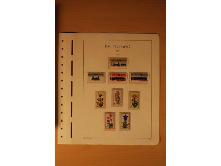 1946/91, ungebrauchte/postfrische und gestempelte Sammlung, dabei Bund und Berlin vielfach mit den frühen Ausgaben, dazu bess