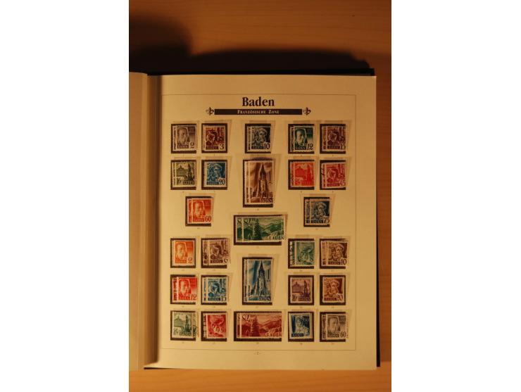 1946/91, ungebrauchte/postfrische und gestempelte Sammlung, dabei Bund und Berlin vielfach mit den frühen Ausgaben, dazu bess