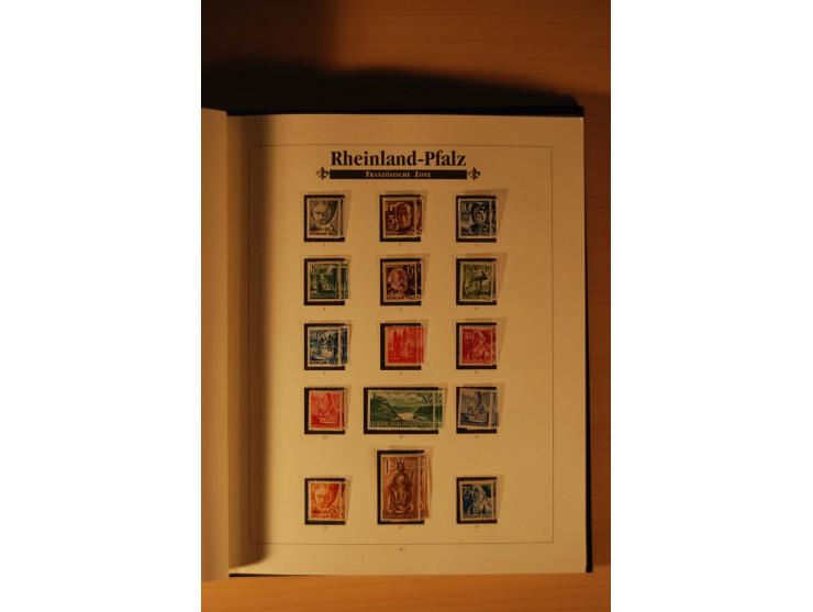 1946/91, ungebrauchte/postfrische und gestempelte Sammlung, dabei Bund und Berlin vielfach mit den frühen Ausgaben, dazu bess