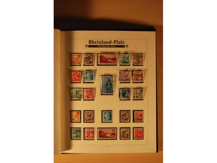 1946/91, ungebrauchte/postfrische und gestempelte Sammlung, dabei Bund und Berlin vielfach mit den frühen Ausgaben, dazu bess