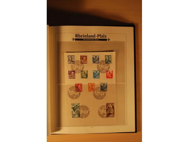 1946/91, ungebrauchte/postfrische und gestempelte Sammlung, dabei Bund und Berlin vielfach mit den frühen Ausgaben, dazu bess