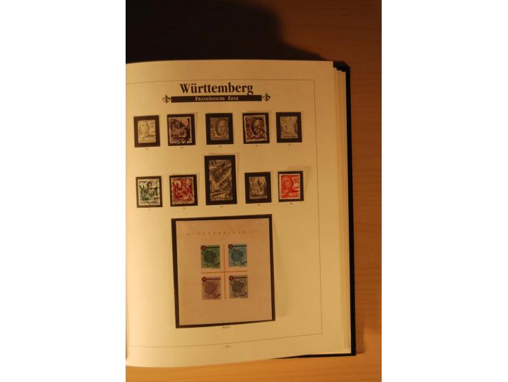1946/91, ungebrauchte/postfrische und gestempelte Sammlung, dabei Bund und Berlin vielfach mit den frühen Ausgaben, dazu bess