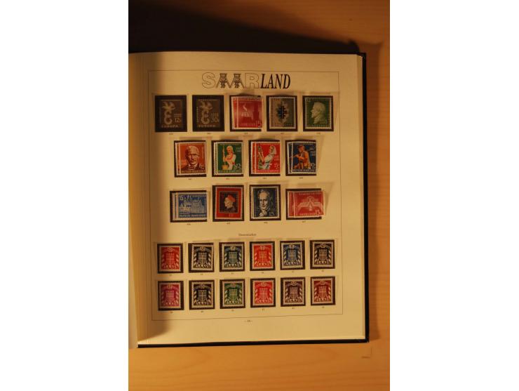 1946/91, ungebrauchte/postfrische und gestempelte Sammlung, dabei Bund und Berlin vielfach mit den frühen Ausgaben, dazu bess