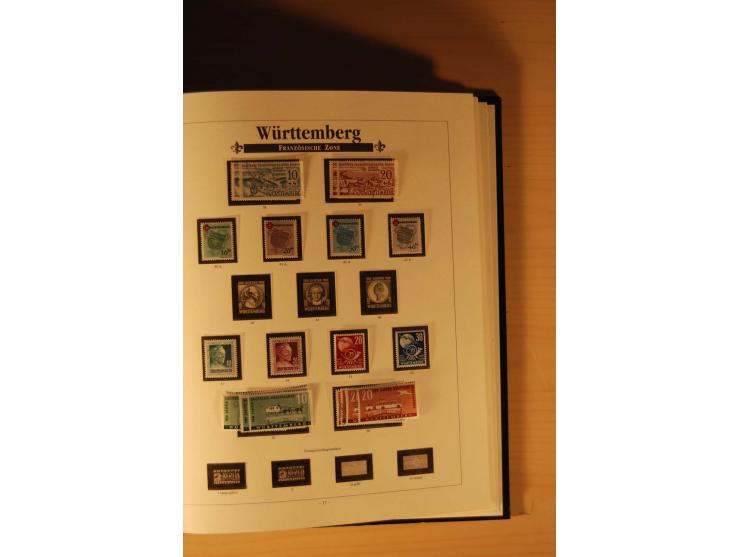 1946/91, ungebrauchte/postfrische und gestempelte Sammlung, dabei Bund und Berlin vielfach mit den frühen Ausgaben, dazu bess