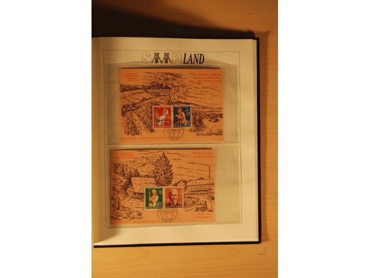1946/91, ungebrauchte/postfrische und gestempelte Sammlung, dabei Bund und Berlin vielfach mit den frühen Ausgaben, dazu bess