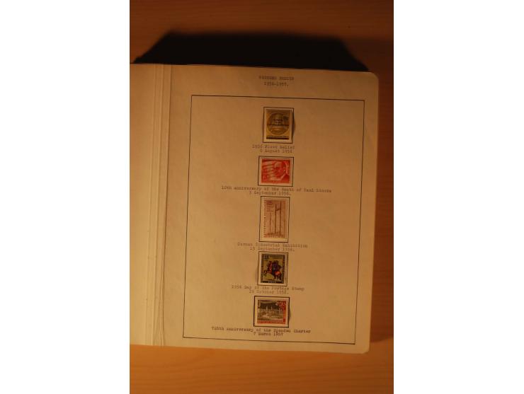 1946/91, ungebrauchte/postfrische und gestempelte Sammlung, dabei Bund und Berlin vielfach mit den frühen Ausgaben, dazu bess