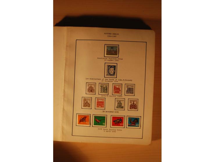 1946/91, ungebrauchte/postfrische und gestempelte Sammlung, dabei Bund und Berlin vielfach mit den frühen Ausgaben, dazu bess