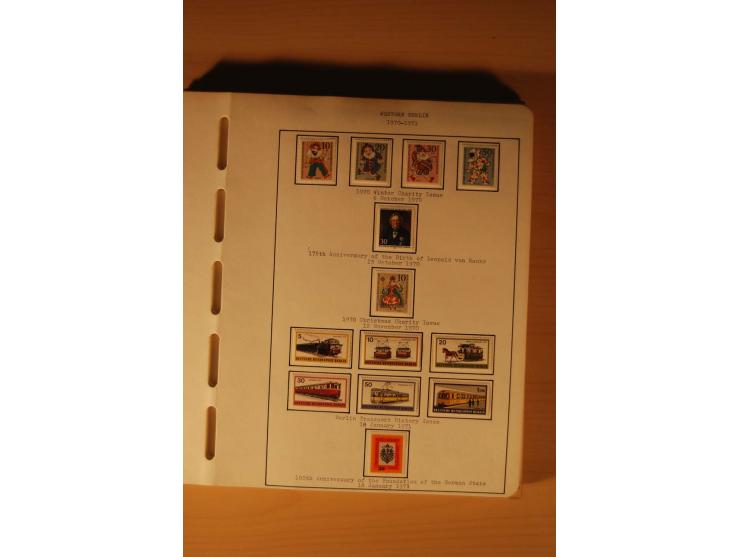 1946/91, ungebrauchte/postfrische und gestempelte Sammlung, dabei Bund und Berlin vielfach mit den frühen Ausgaben, dazu bess