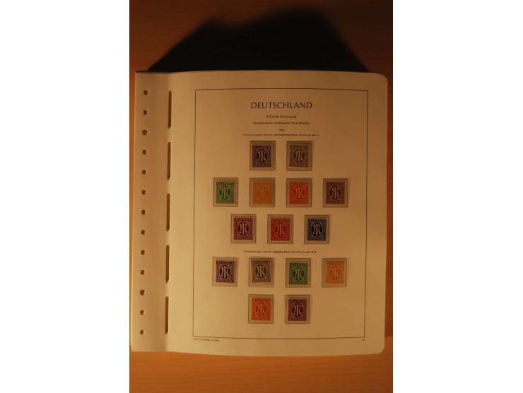 1946/91, ungebrauchte/postfrische und gestempelte Sammlung, dabei Bund und Berlin vielfach mit den frühen Ausgaben, dazu bess