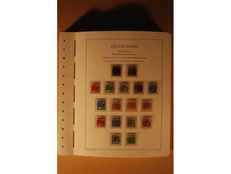 1946/91, ungebrauchte/postfrische und gestempelte Sammlung, dabei Bund und Berlin vielfach mit den frühen Ausgaben, dazu bess