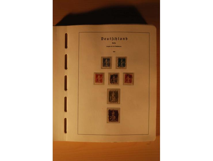 1946/91, ungebrauchte/postfrische und gestempelte Sammlung, dabei Bund und Berlin vielfach mit den frühen Ausgaben, dazu bess