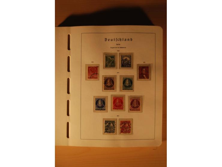 1946/91, ungebrauchte/postfrische und gestempelte Sammlung, dabei Bund und Berlin vielfach mit den frühen Ausgaben, dazu bess