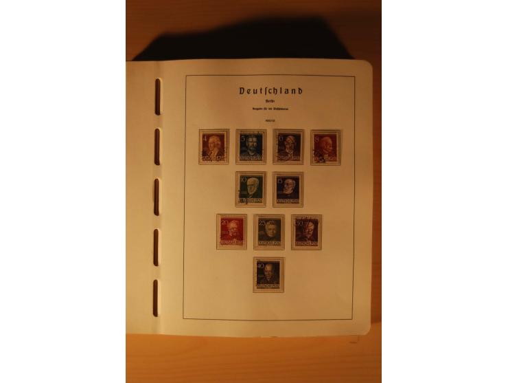 1946/91, ungebrauchte/postfrische und gestempelte Sammlung, dabei Bund und Berlin vielfach mit den frühen Ausgaben, dazu bess
