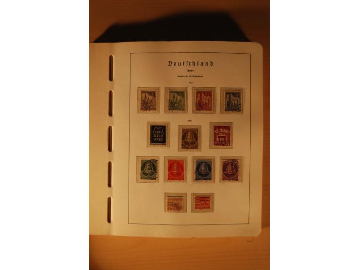 1946/91, ungebrauchte/postfrische und gestempelte Sammlung, dabei Bund und Berlin vielfach mit den frühen Ausgaben, dazu bess