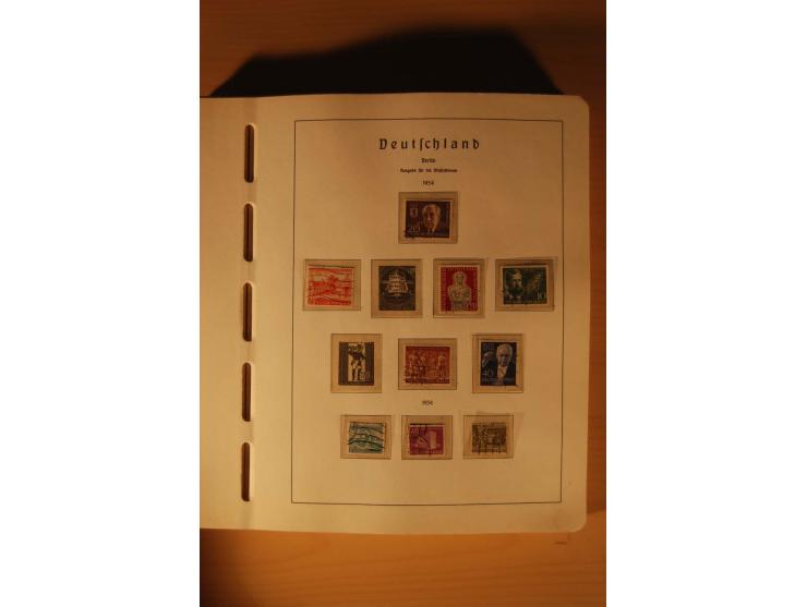 1946/91, ungebrauchte/postfrische und gestempelte Sammlung, dabei Bund und Berlin vielfach mit den frühen Ausgaben, dazu bess