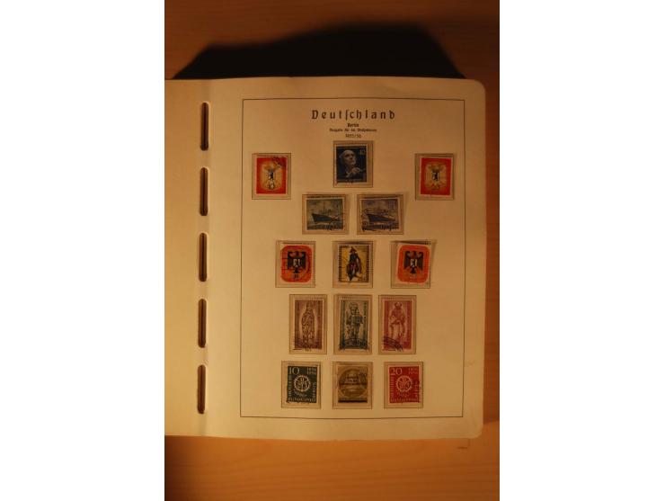 1946/91, ungebrauchte/postfrische und gestempelte Sammlung, dabei Bund und Berlin vielfach mit den frühen Ausgaben, dazu bess