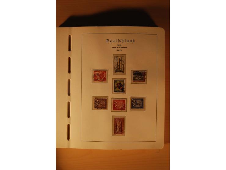1946/91, ungebrauchte/postfrische und gestempelte Sammlung, dabei Bund und Berlin vielfach mit den frühen Ausgaben, dazu bess