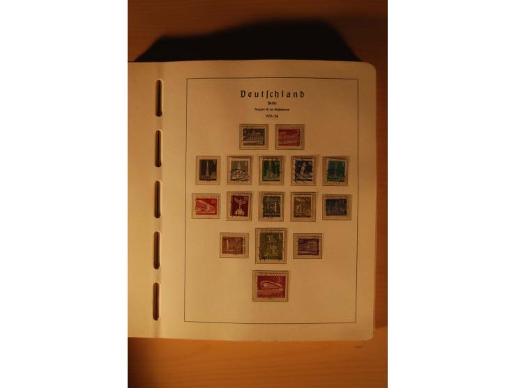 1946/91, ungebrauchte/postfrische und gestempelte Sammlung, dabei Bund und Berlin vielfach mit den frühen Ausgaben, dazu bess