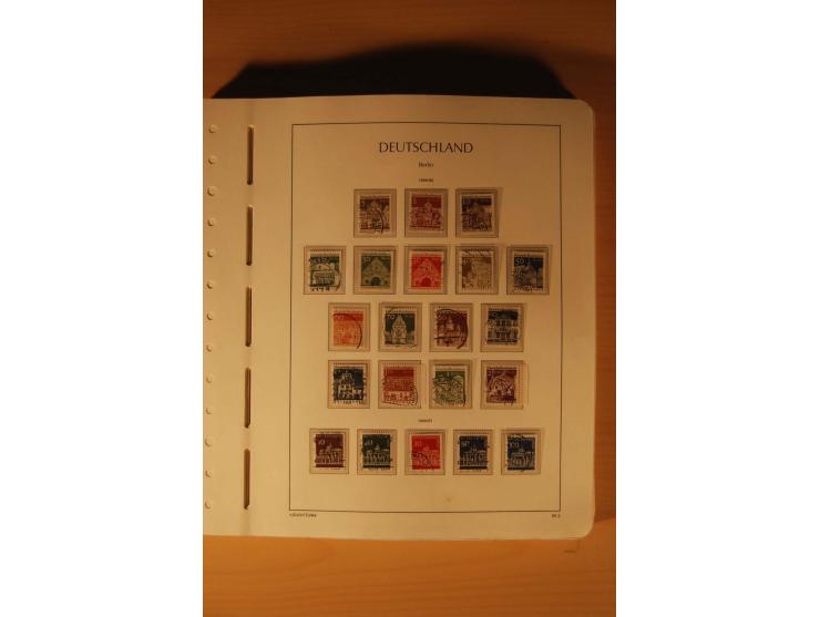1946/91, ungebrauchte/postfrische und gestempelte Sammlung, dabei Bund und Berlin vielfach mit den frühen Ausgaben, dazu bess
