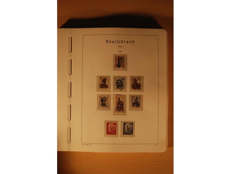 1946/91, ungebrauchte/postfrische und gestempelte Sammlung, dabei Bund und Berlin vielfach mit den frühen Ausgaben, dazu bess