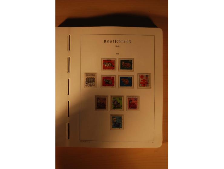 1946/91, ungebrauchte/postfrische und gestempelte Sammlung, dabei Bund und Berlin vielfach mit den frühen Ausgaben, dazu bess
