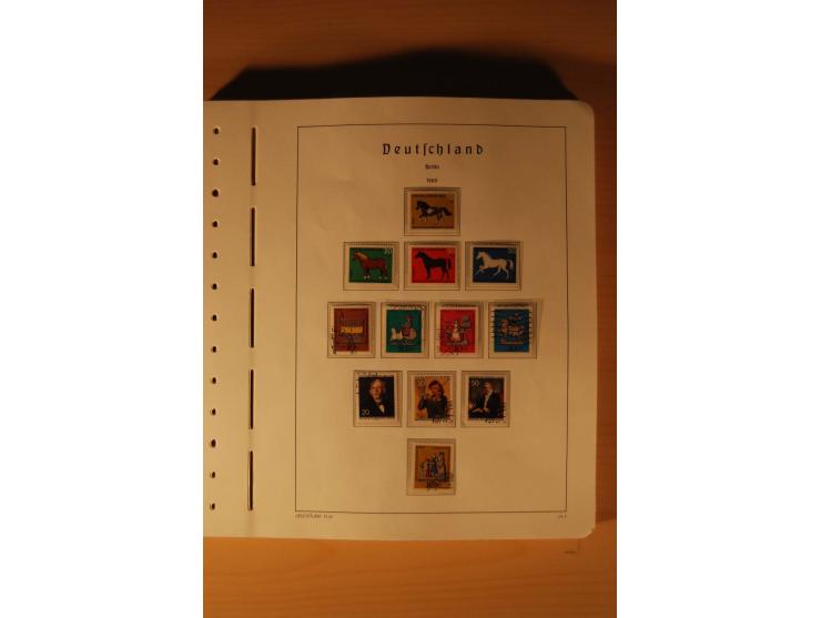 1946/91, ungebrauchte/postfrische und gestempelte Sammlung, dabei Bund und Berlin vielfach mit den frühen Ausgaben, dazu bess