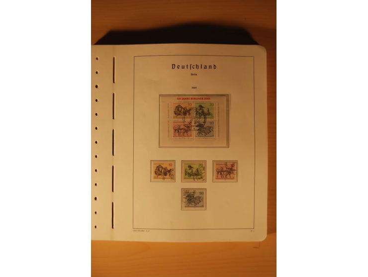 1946/91, ungebrauchte/postfrische und gestempelte Sammlung, dabei Bund und Berlin vielfach mit den frühen Ausgaben, dazu bess