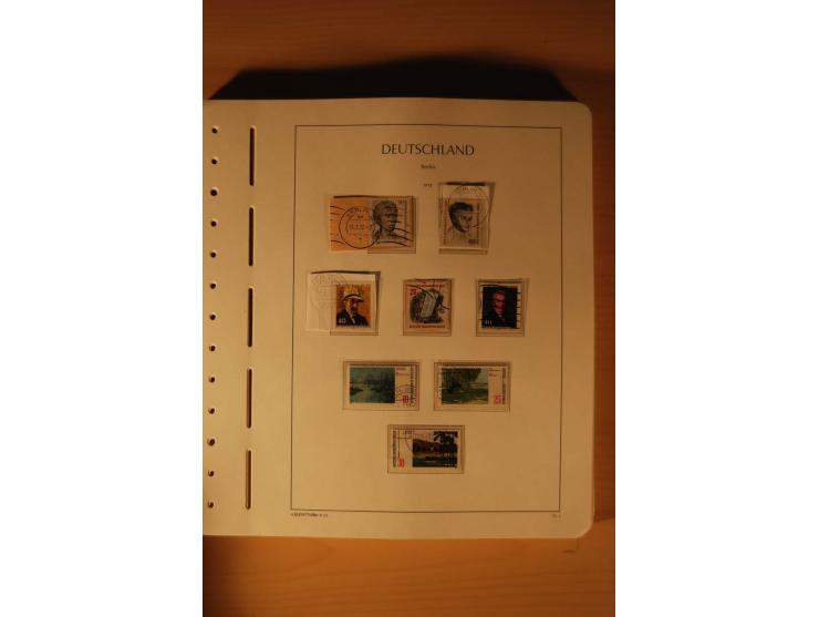 1946/91, ungebrauchte/postfrische und gestempelte Sammlung, dabei Bund und Berlin vielfach mit den frühen Ausgaben, dazu bess