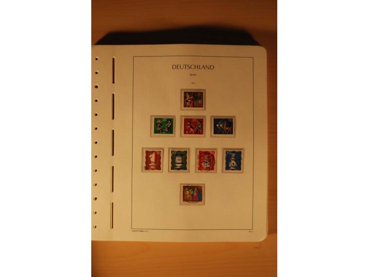 1946/91, ungebrauchte/postfrische und gestempelte Sammlung, dabei Bund und Berlin vielfach mit den frühen Ausgaben, dazu bess