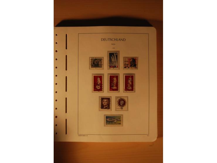 1946/91, ungebrauchte/postfrische und gestempelte Sammlung, dabei Bund und Berlin vielfach mit den frühen Ausgaben, dazu bess