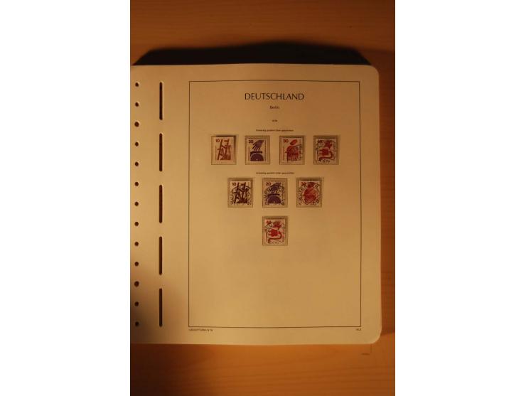 1946/91, ungebrauchte/postfrische und gestempelte Sammlung, dabei Bund und Berlin vielfach mit den frühen Ausgaben, dazu bess