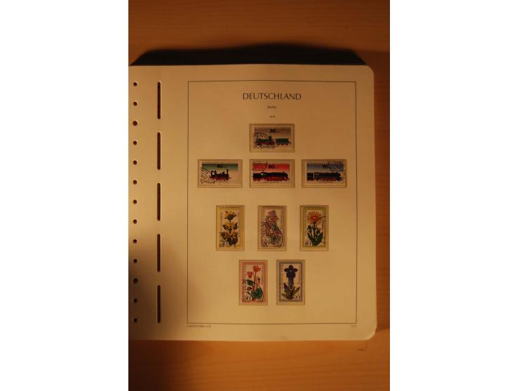 1946/91, ungebrauchte/postfrische und gestempelte Sammlung, dabei Bund und Berlin vielfach mit den frühen Ausgaben, dazu bess
