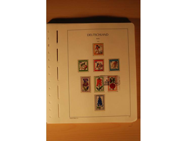 1946/91, ungebrauchte/postfrische und gestempelte Sammlung, dabei Bund und Berlin vielfach mit den frühen Ausgaben, dazu bess