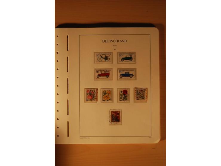 1946/91, ungebrauchte/postfrische und gestempelte Sammlung, dabei Bund und Berlin vielfach mit den frühen Ausgaben, dazu bess